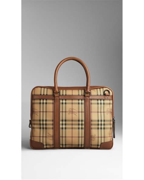 burberry check briefcase|vintage burberry briefcase.